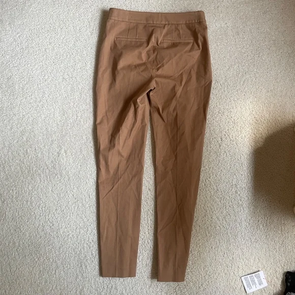 💕2 for $15💕 TALBOTS CHATHAM BUTTON-HEM ANKLE PANTS in Tan - Picture 7 of 7